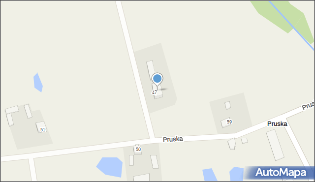 Pruska, Pruska, 49, mapa Pruska