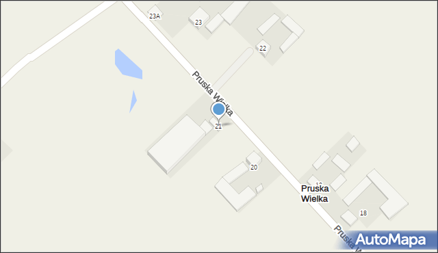 Pruska Wielka, Pruska Wielka, 21, mapa Pruska Wielka