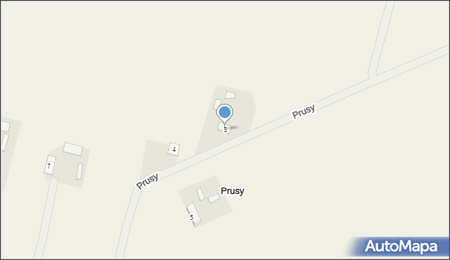 Prusy, Prusy, 3, mapa Prusy