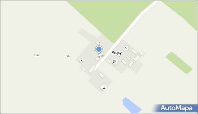 Prusy, Prusy, 8, mapa Prusy