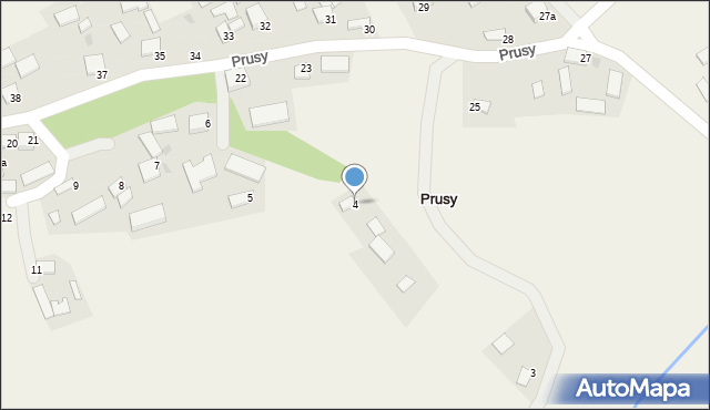 Prusy, Prusy, 4, mapa Prusy