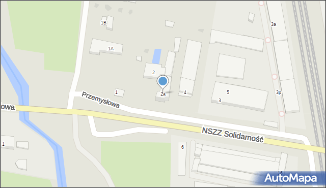 Pruszcz Gdański, Przemysłowa, 2a, mapa Pruszcz Gdański