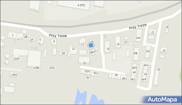 Pruszcz Gdański, Przy Torze, 14A, mapa Pruszcz Gdański