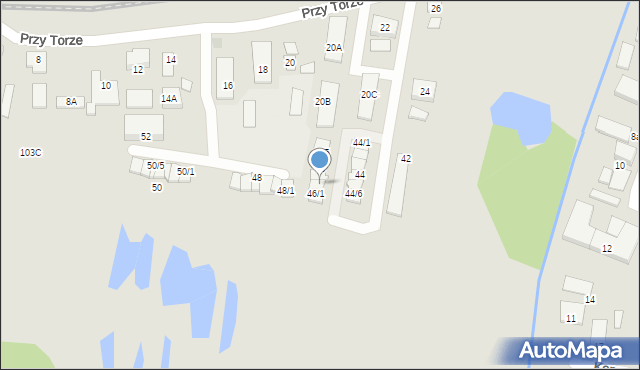 Pruszcz Gdański, Przy Torze, 46/2, mapa Pruszcz Gdański
