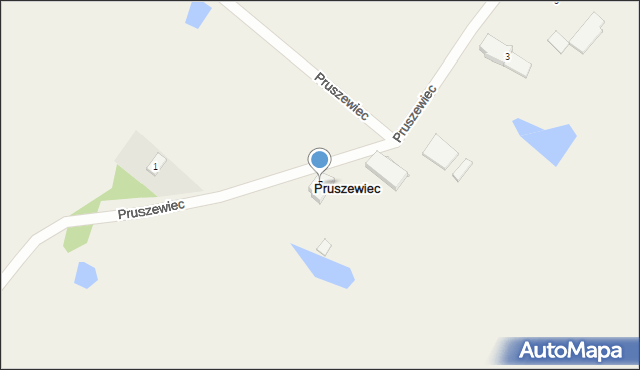 Pruszewiec, Pruszewiec, 7, mapa Pruszewiec