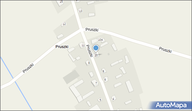 Pruszki, Pruszki, 10, mapa Pruszki