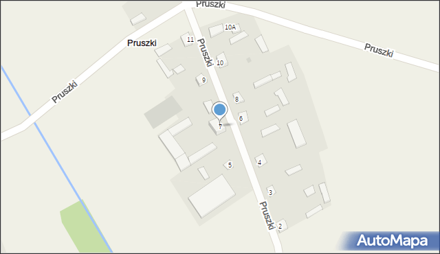 Pruszki, Pruszki, 7, mapa Pruszki