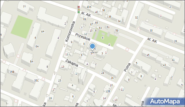 Pruszków, Przeskok, 5/7, mapa Pruszków