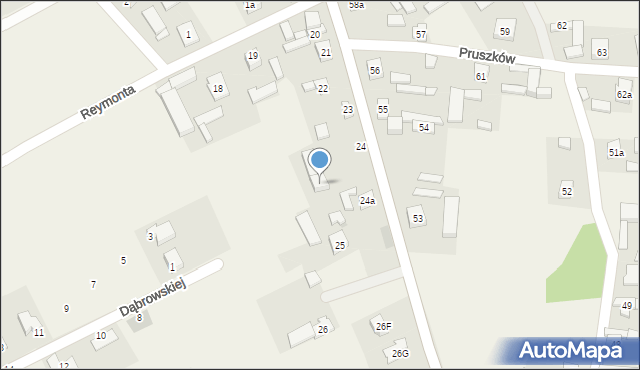 Pruszków, Pruszków, 24, mapa Pruszków