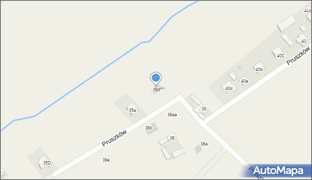 Pruszków, Pruszków, 39d, mapa Pruszków