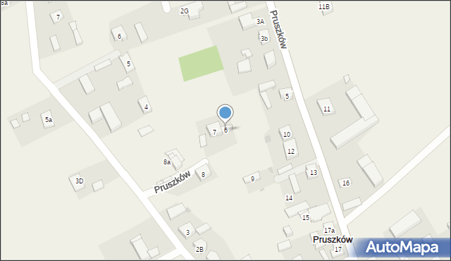 Pruszków, Pruszków, 6, mapa Pruszków