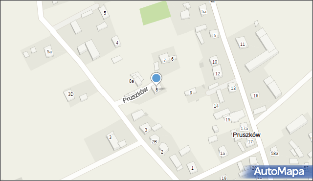 Pruszków, Pruszków, 8, mapa Pruszków