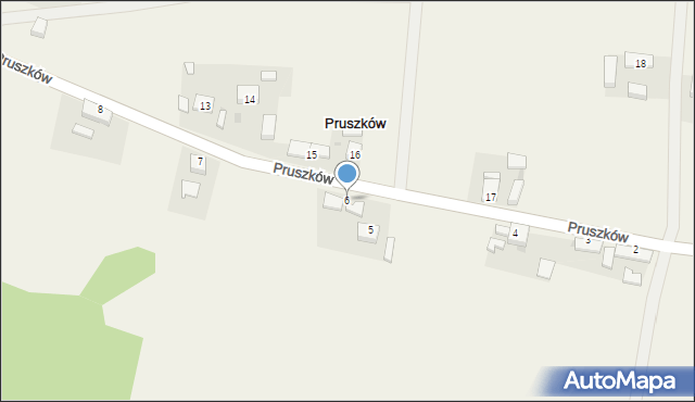 Pruszków, Pruszków, 6, mapa Pruszków