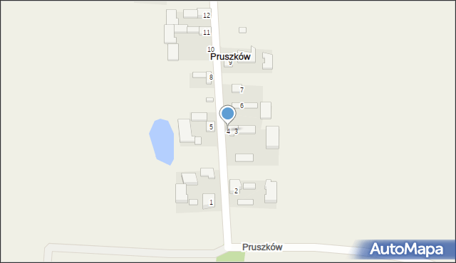 Pruszków, Pruszków, 4, mapa Pruszków