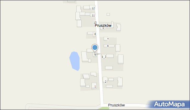 Pruszków, Pruszków, 5, mapa Pruszków