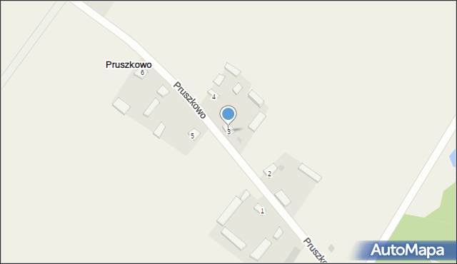 Pruszkowo, Pruszkowo, 3, mapa Pruszkowo