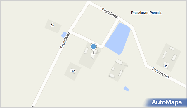 Pruszkowo, Pruszkowo, 31, mapa Pruszkowo