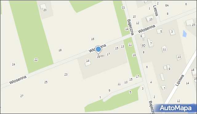 Pruszyn-Pieńki, Pruszyn-Pieńki, 14A, mapa Pruszyn-Pieńki