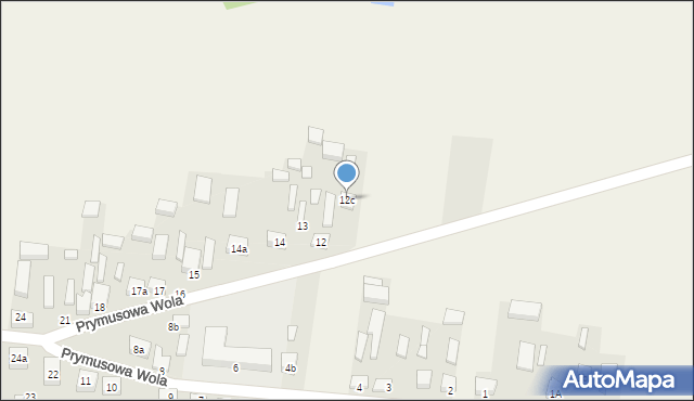 Prymusowa Wola, Prymusowa Wola, 12c, mapa Prymusowa Wola