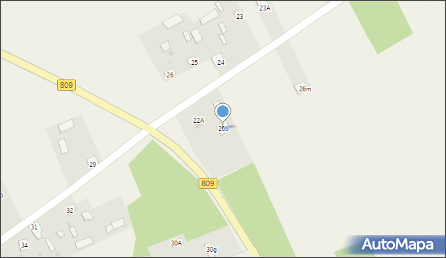 Pryszczowa Góra, Pryszczowa Góra, 26b, mapa Pryszczowa Góra