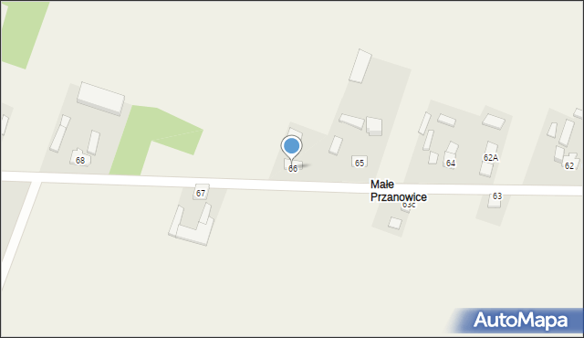 Przanowice, Przanowice, 66, mapa Przanowice