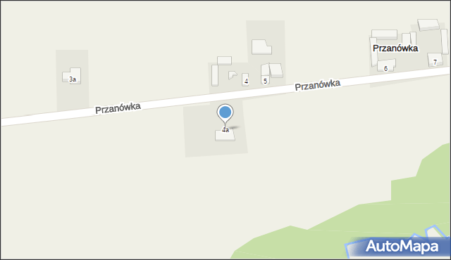 Przanówka, Przanówka, 4a, mapa Przanówka