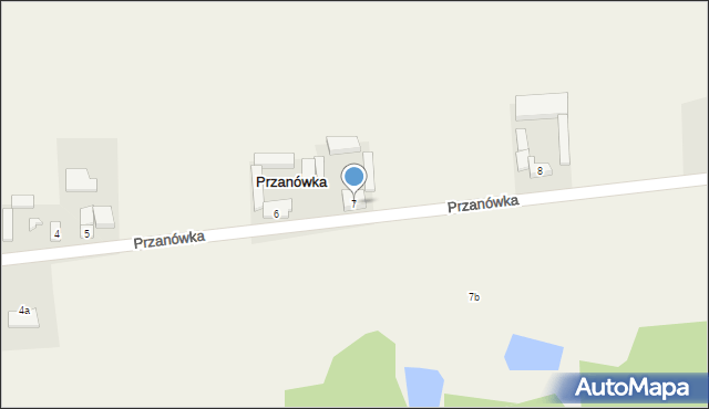 Przanówka, Przanówka, 7, mapa Przanówka