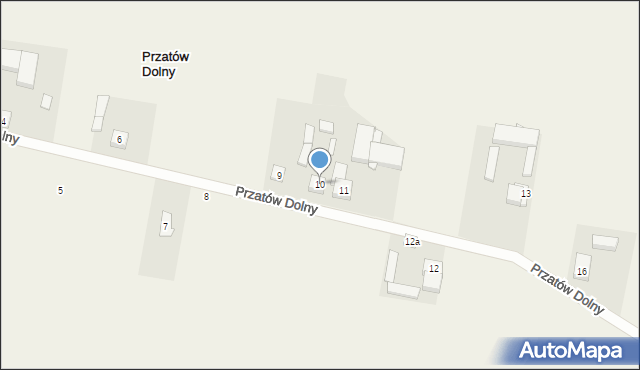 Przatów Dolny, Przatów Dolny, 10, mapa Przatów Dolny