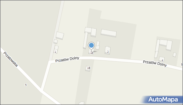 Przatów Dolny, Przatów Dolny, 1a, mapa Przatów Dolny