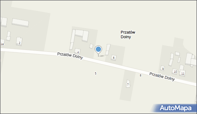 Przatów Dolny, Przatów Dolny, 5, mapa Przatów Dolny