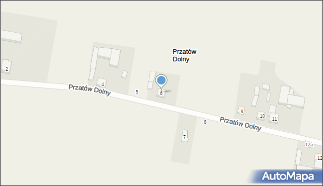 Przatów Dolny, Przatów Dolny, 6, mapa Przatów Dolny