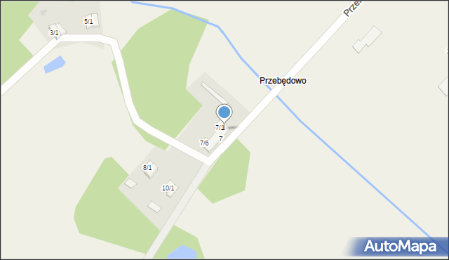 Przebędowo, Przebędowo, 7/2, mapa Przebędowo