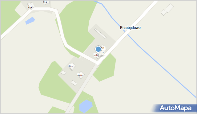 Przebędowo, Przebędowo, 7/5, mapa Przebędowo