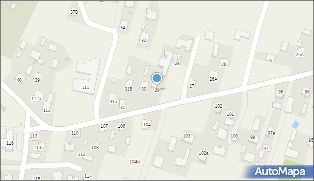 Przebendów, Przebendów, 29, mapa Przebendów