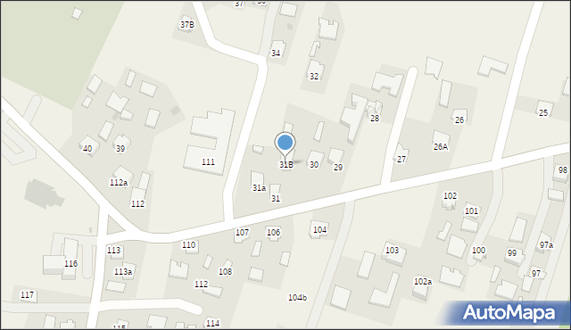 Przebendów, Przebendów, 31B, mapa Przebendów