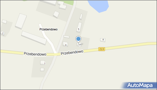 Przebendowo, Przebendowo, 7/1, mapa Przebendowo