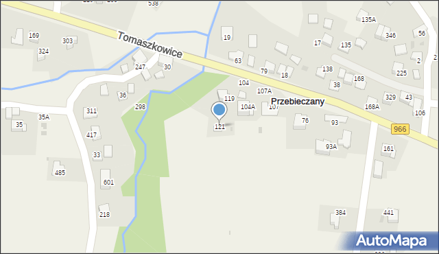 Przebieczany, Przebieczany, 121, mapa Przebieczany