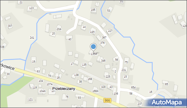 Przebieczany, Przebieczany, 135A, mapa Przebieczany