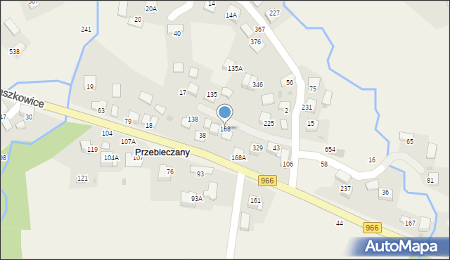 Przebieczany, Przebieczany, 168, mapa Przebieczany