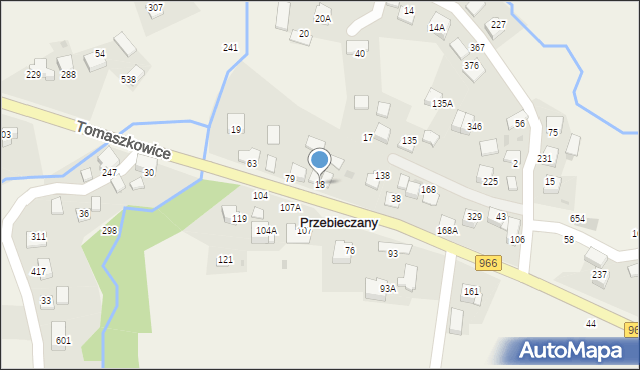 Przebieczany, Przebieczany, 18, mapa Przebieczany