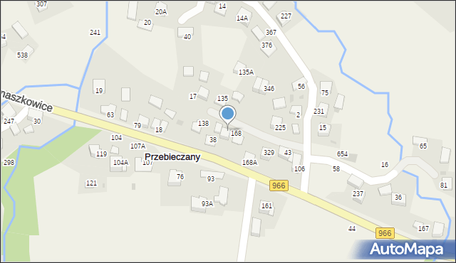 Przebieczany, Przebieczany, 279, mapa Przebieczany