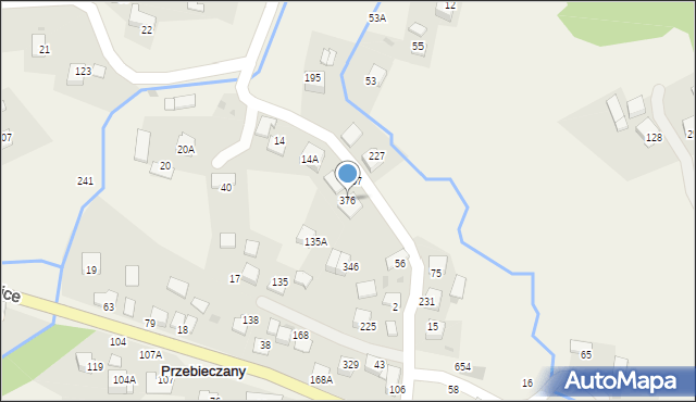 Przebieczany, Przebieczany, 376, mapa Przebieczany