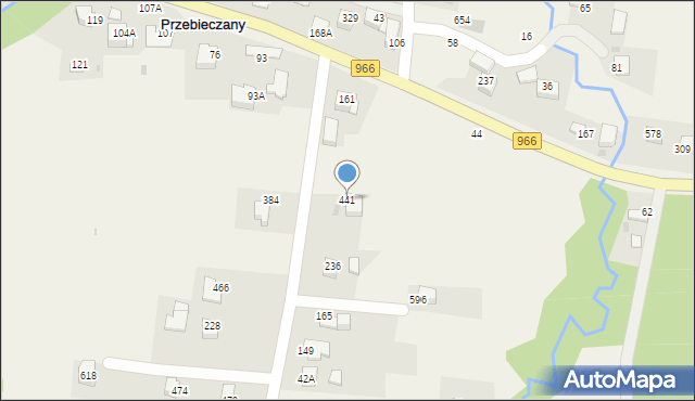 Przebieczany, Przebieczany, 441, mapa Przebieczany