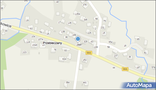 Przebieczany, Przebieczany, 444, mapa Przebieczany