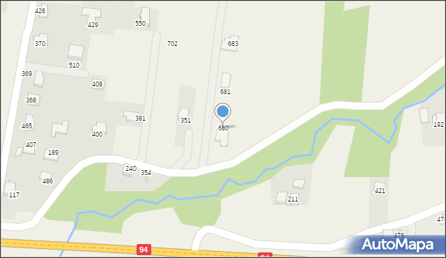 Przebieczany, Przebieczany, 680, mapa Przebieczany