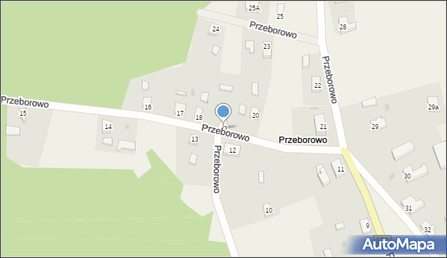 Przeborowo, Przeborowo, 19, mapa Przeborowo