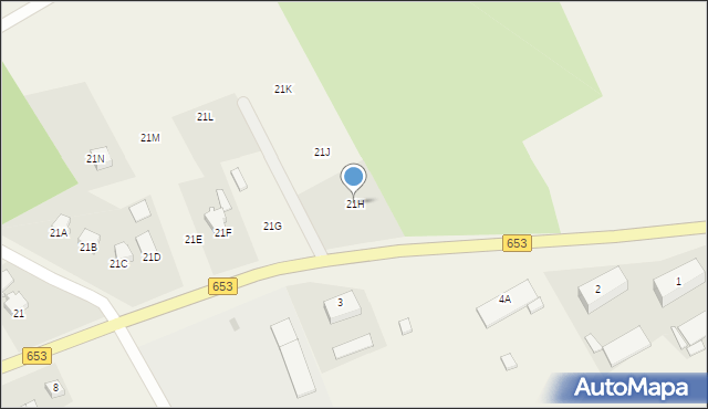 Przebród, Przebród, 21H, mapa Przebród