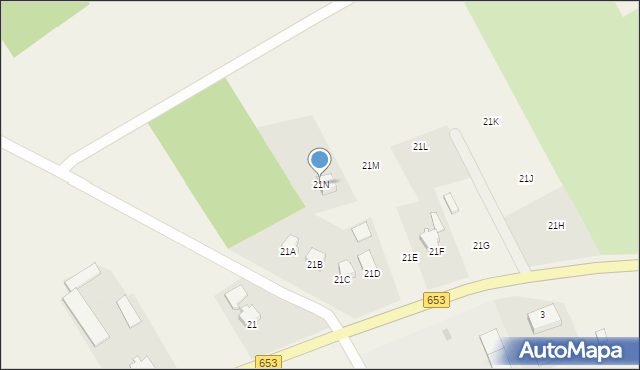 Przebród, Przebród, 21N, mapa Przebród