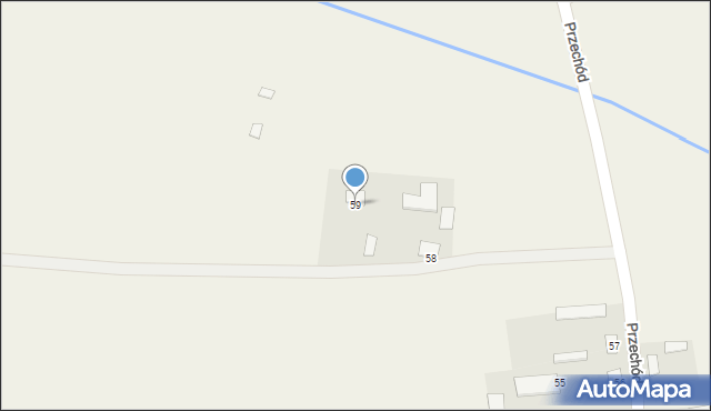 Przechód, Przechód, 59, mapa Przechód