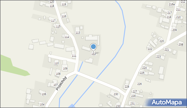 Przechód, Przechód, 112, mapa Przechód